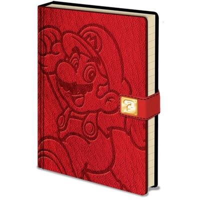 Super Mario hochwertiges A5-Notizbuch