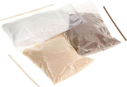 Kerzensand "natur", 3x 70 g