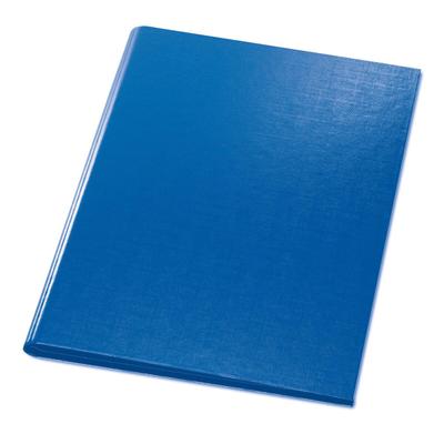 Falken 11288396 Klemmbrettmappe für DIN A4, folienkaschiert, Tasche im Vorderd., m. Stiftehalter - Blau