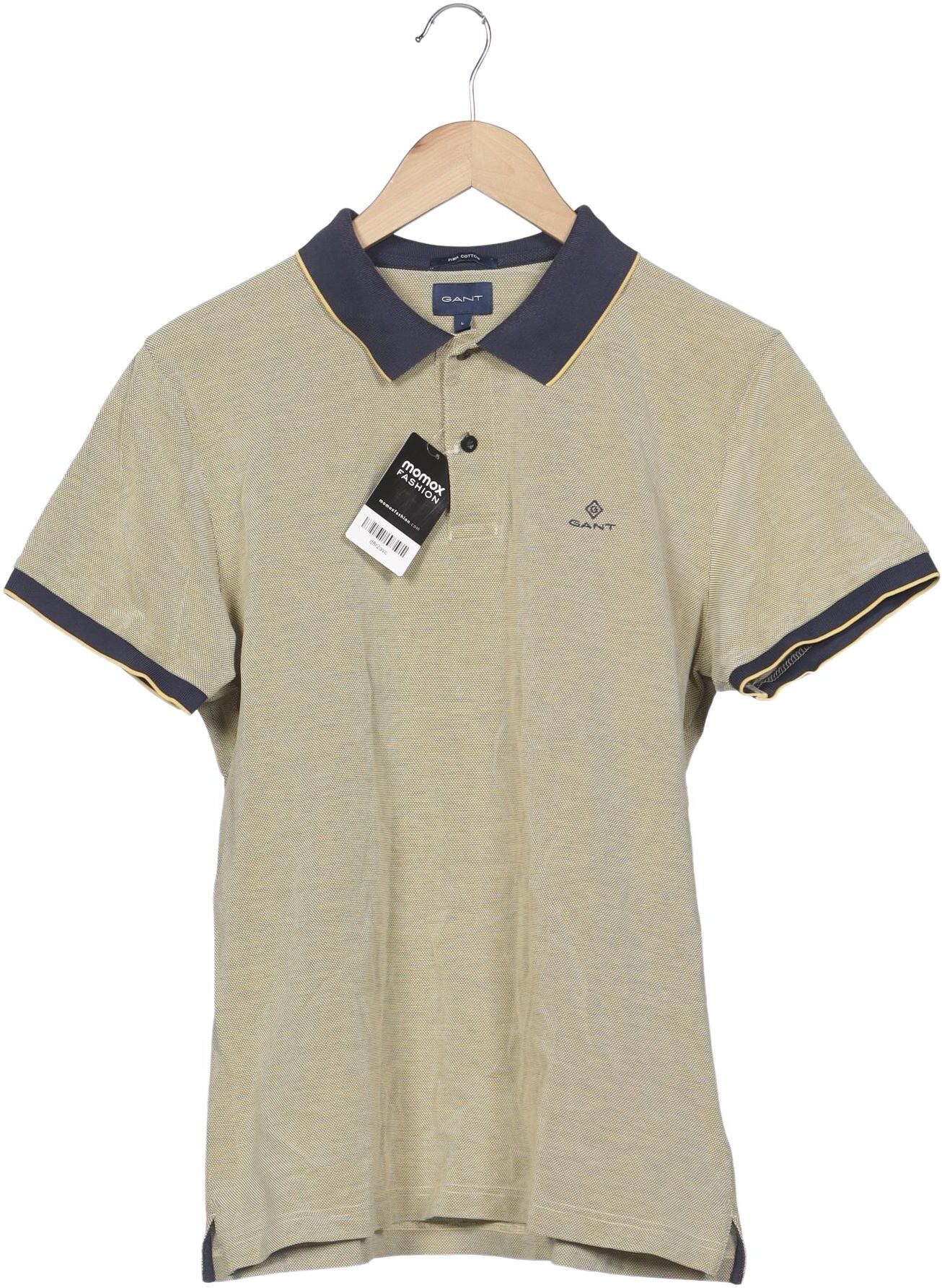 Gant Herren Poloshirt, Mehrfarbig, Gr. L, Baumwolle - Second Hand