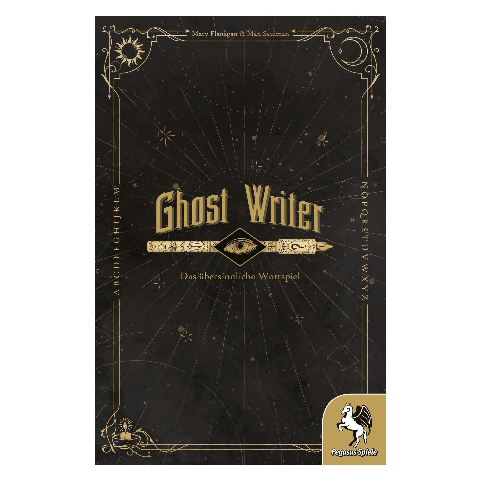 Pegasus Ghost Writer, Brettspiel, für 3-8 Spieler, ab 12 Jahren, DE-Ausgabe (Deutsch, 3 - 8 Spieler) (18308G)