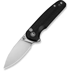 Civivi, Mehrzweckmesser, Mini Shakan NitroV Messer aus schwarzem Aluminium