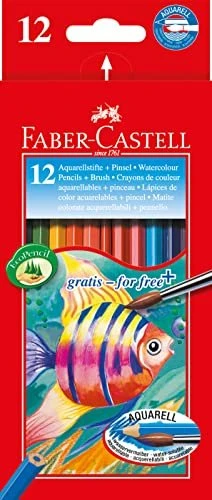 FABER-CASTELL KINDER-AQUARELL Aquarellstifte farbsortiert, 1 St.