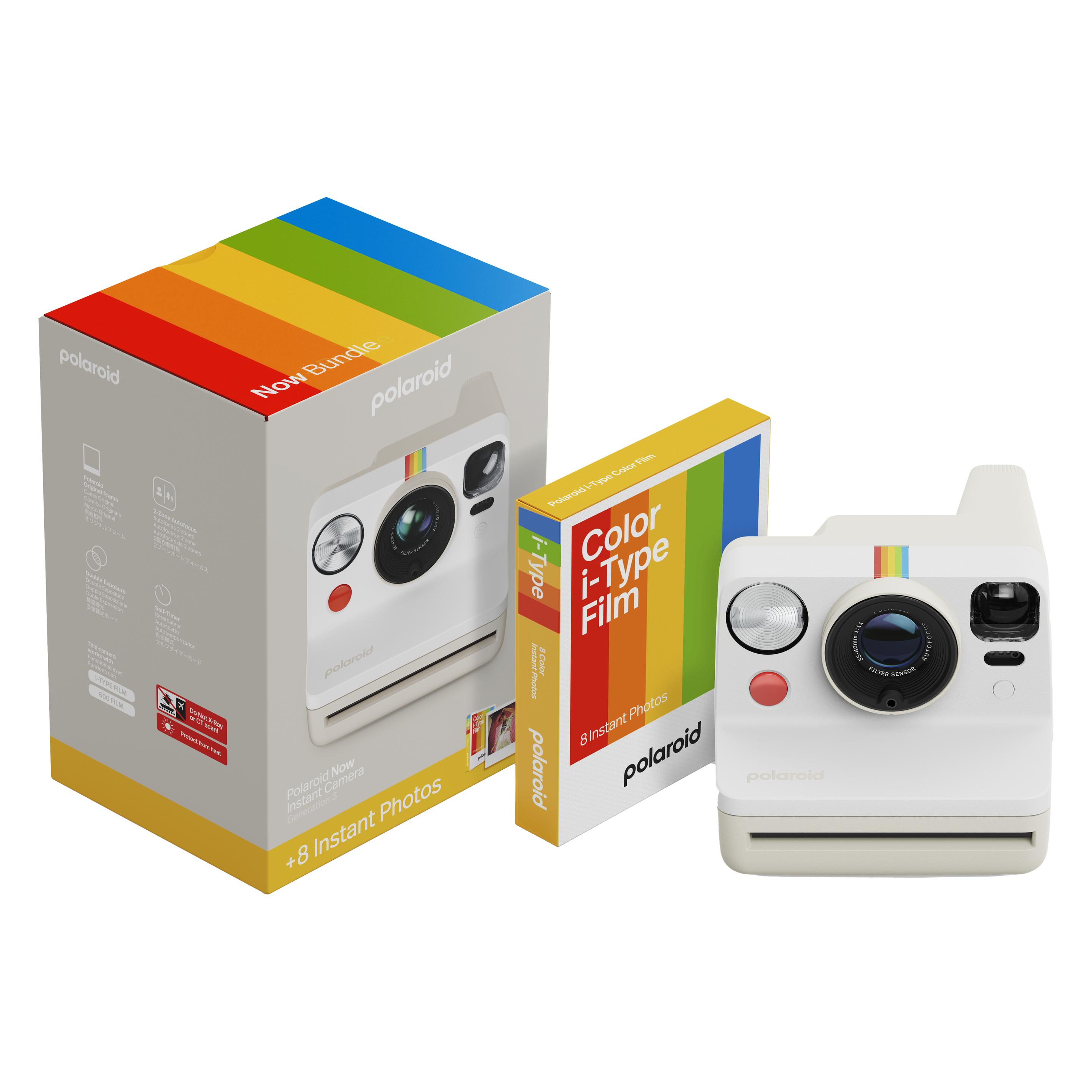 Polaroid Now Gen 3.0 + Color Film Bundle (8 Fotos) (006573)