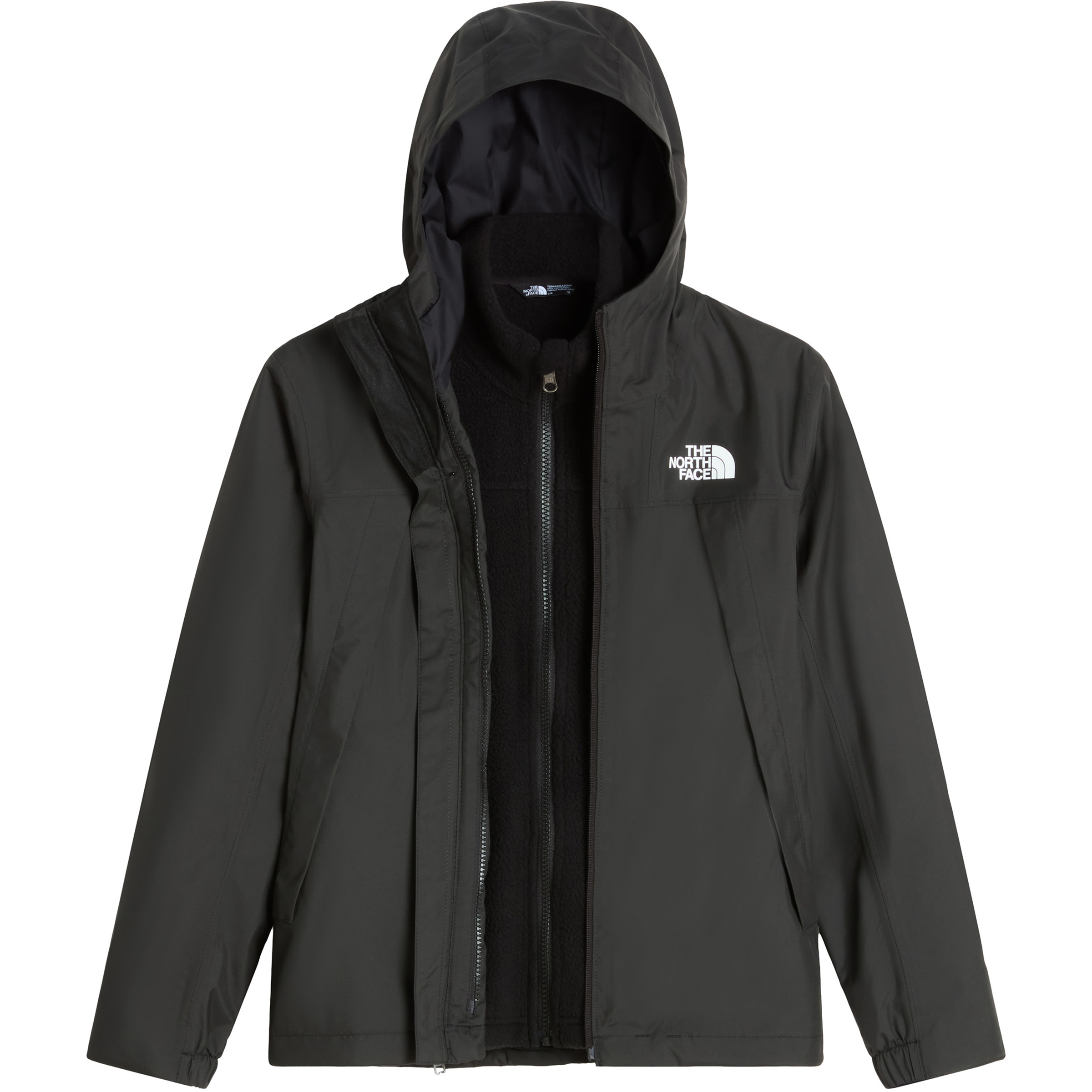 The North Face Teen Antora Triclimate Kinder Regenjacke schwarz Größe 124 Lifestyle Wasserdicht Wasserabweisend