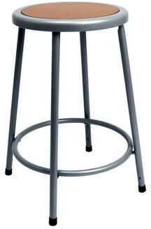Hampden Furnishings Felix Collection Steel Science Stool, AssemblyReady
