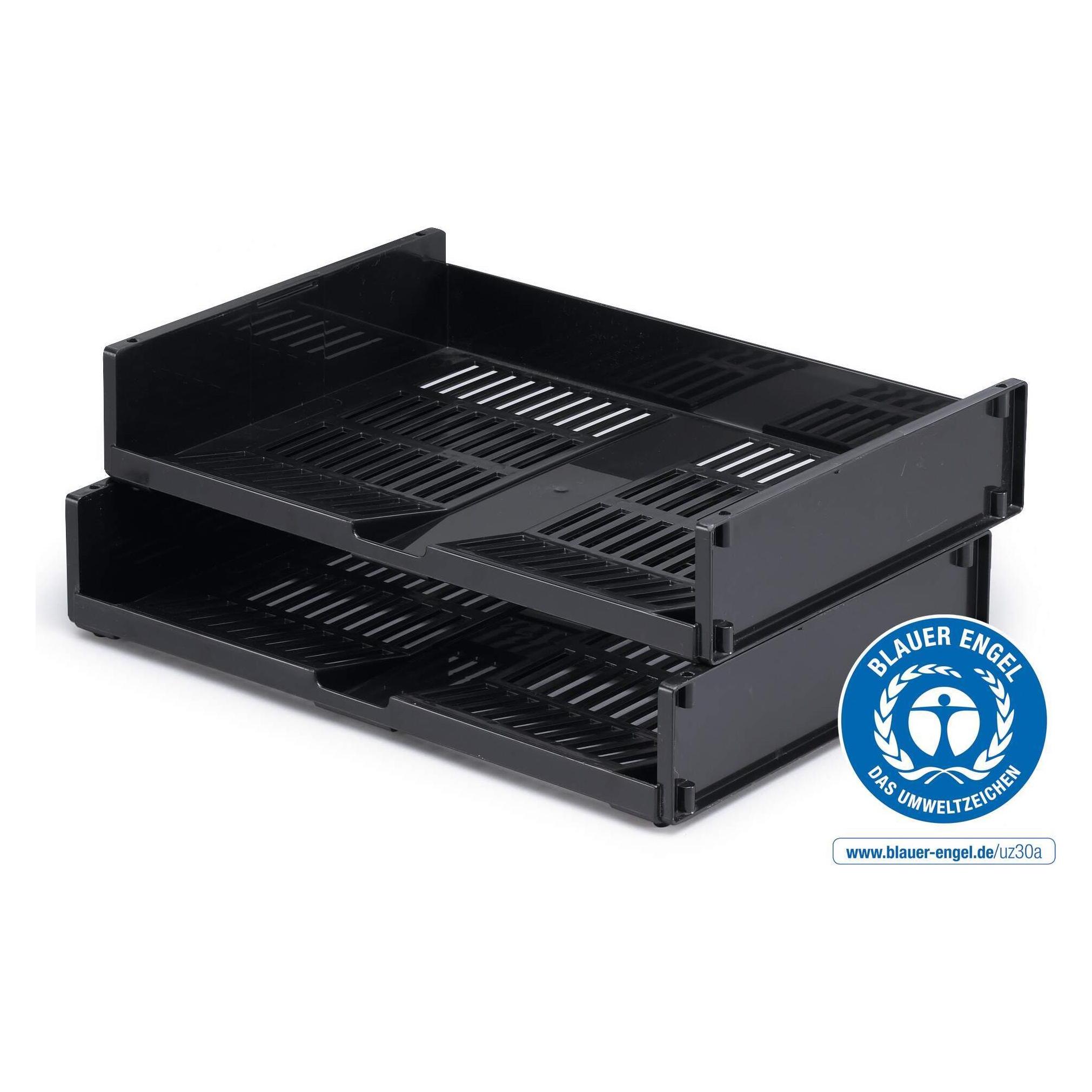 Durable 1700801058 Schreibtischablage Polystyrene Schwarz (A4) (1700801058)