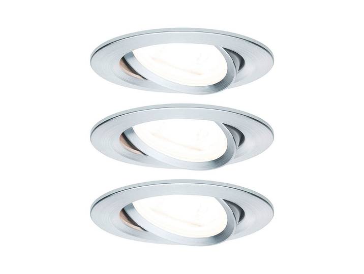 Paulmann LED-Einbaustrahler Nova Rund Alu 6.5 W