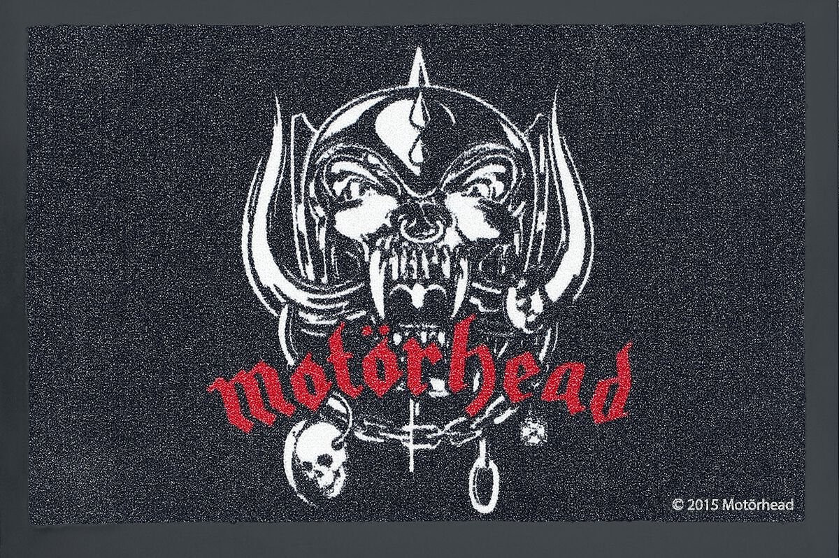Motörhead Snaggletooth Unisex Deurmat - zwart - Standard