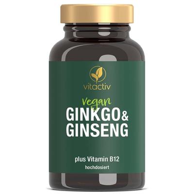 Ginkgo+Ginseng+B12 Kapseln 60 St