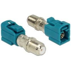 Delock 89464 89464 HF-Adapter Fakra-Buchse - F-Buchse 1 St.