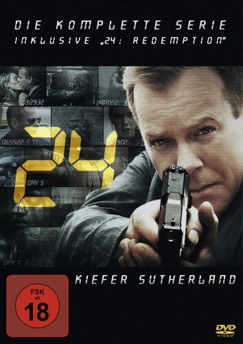 Kiefer Sutherland - 24 - Die komplette Serie (inkl. 24: Redemption) [49 DVDs] - Preis vom 13.10.2026 19:28:25 h