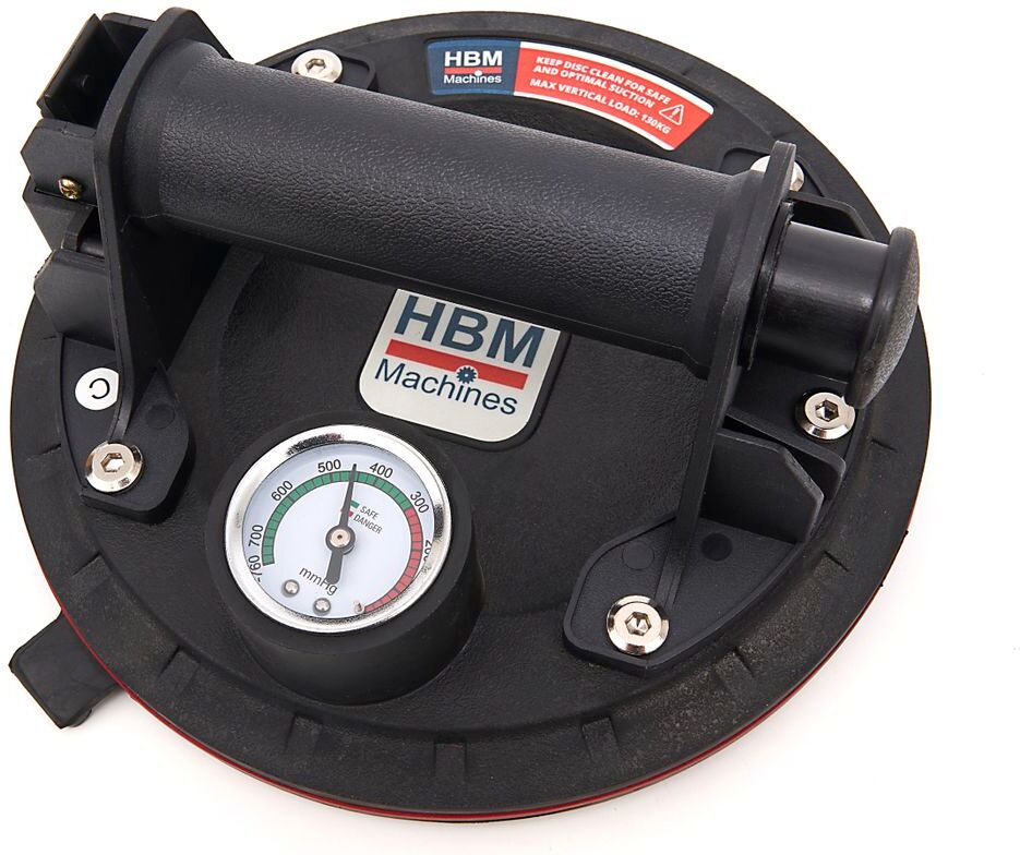 HBM 200 mm. Ventouse pour carrelage avec pompe à vide 110 Kg