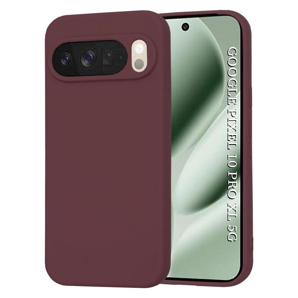 Techsuit - SoftFlex - Google Pixel 10 Pro XL - Plum Red (Google Pixel 10 Pro XL) (56553331)