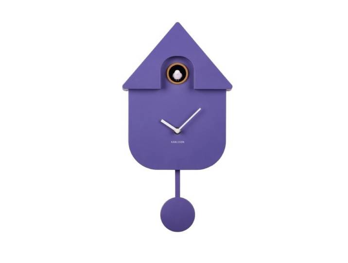 Klok Modern Cuckoo Paars
