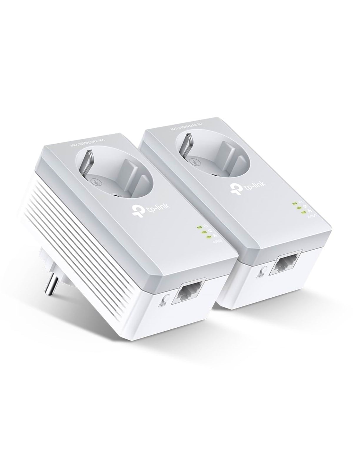 TP-Link TL-PA4010P KIT AV600 Passthrough Powerline Starter Kit Homeplugs