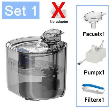 Inspire Essentials Intelligent Pet Water Fountain With Ultra Quiet Pump And Filter System 2