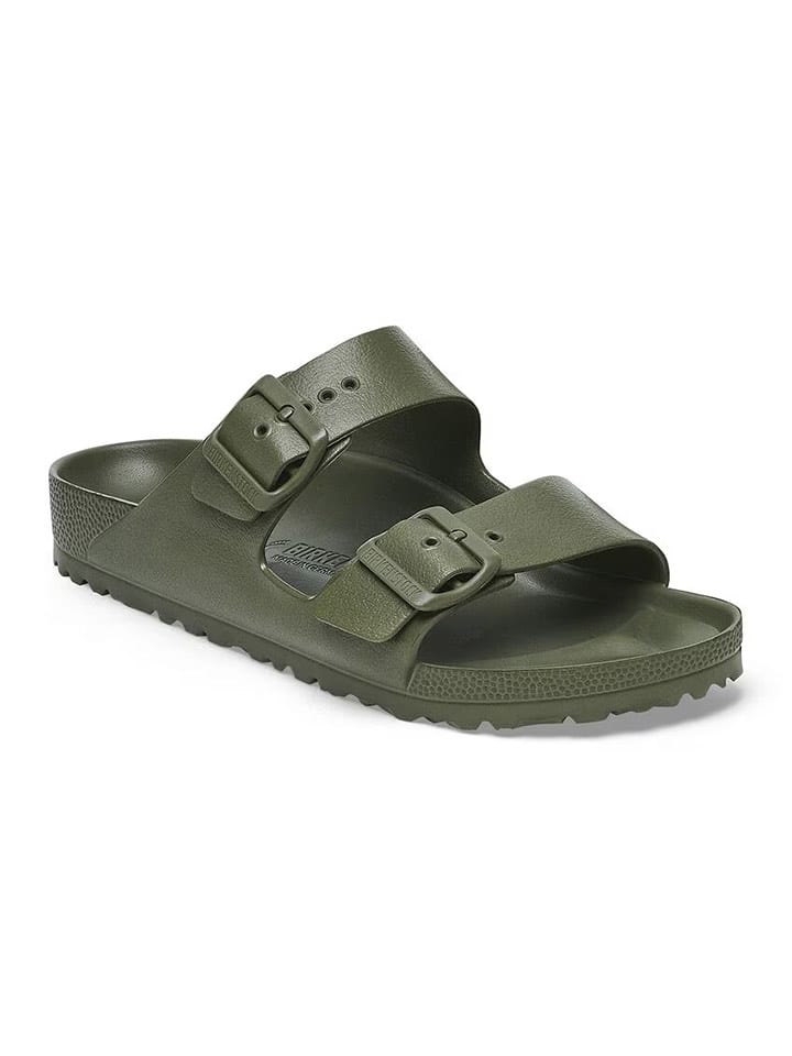Birkenstock Pantoletten "Arizona" in Grün - Weite N - 38