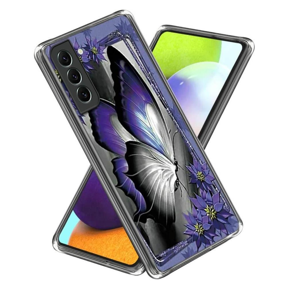 Cover-Discount Cover Handyhülle IMD Schmetterling violett (Samsung Galaxy S24+) (660171635C)