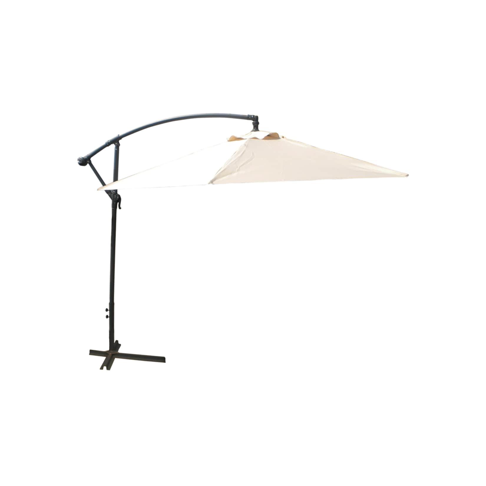 LEX Ampelschirm Ø 3m mit Kurbel, Beige