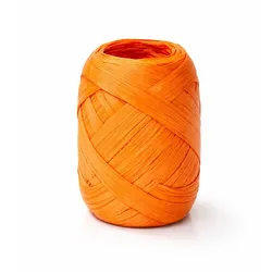 Creativery 20m Papierband Raffiabast Geschenkband Raffia Papier Schnur für Craft Verpackung Bastband Bastelband Bastelarbeiten Geschenke Dekorationen Orange