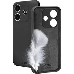 sbs mobile Cover Xiaomi Redmi Note 14 4G Schwarz Induktives Laden, Stoßfest TEINSTXIRNO144GBIG