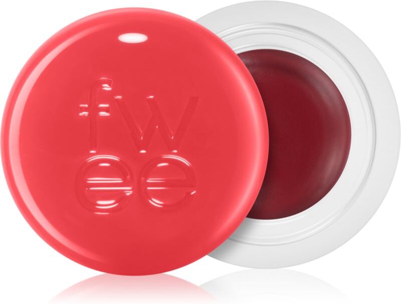 fwee Lip&Cheek Blurry Pudding Pot lip and cheek tint shade RD05 Greedy (Reddish Moment) 5 g