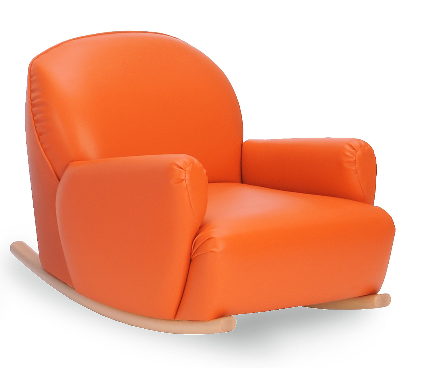 Schaukelsessel Für Kinder, Orange - Schaukelstuhl Kinderzimmer Kindermöbel