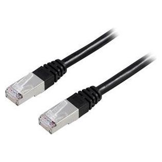 Deltaco FTP Cat6 - 1m - 1 m - Cat6 - RJ-45 - RJ-45 - Schwarz (FTP, CAT6, 1 m) (STP-61S)