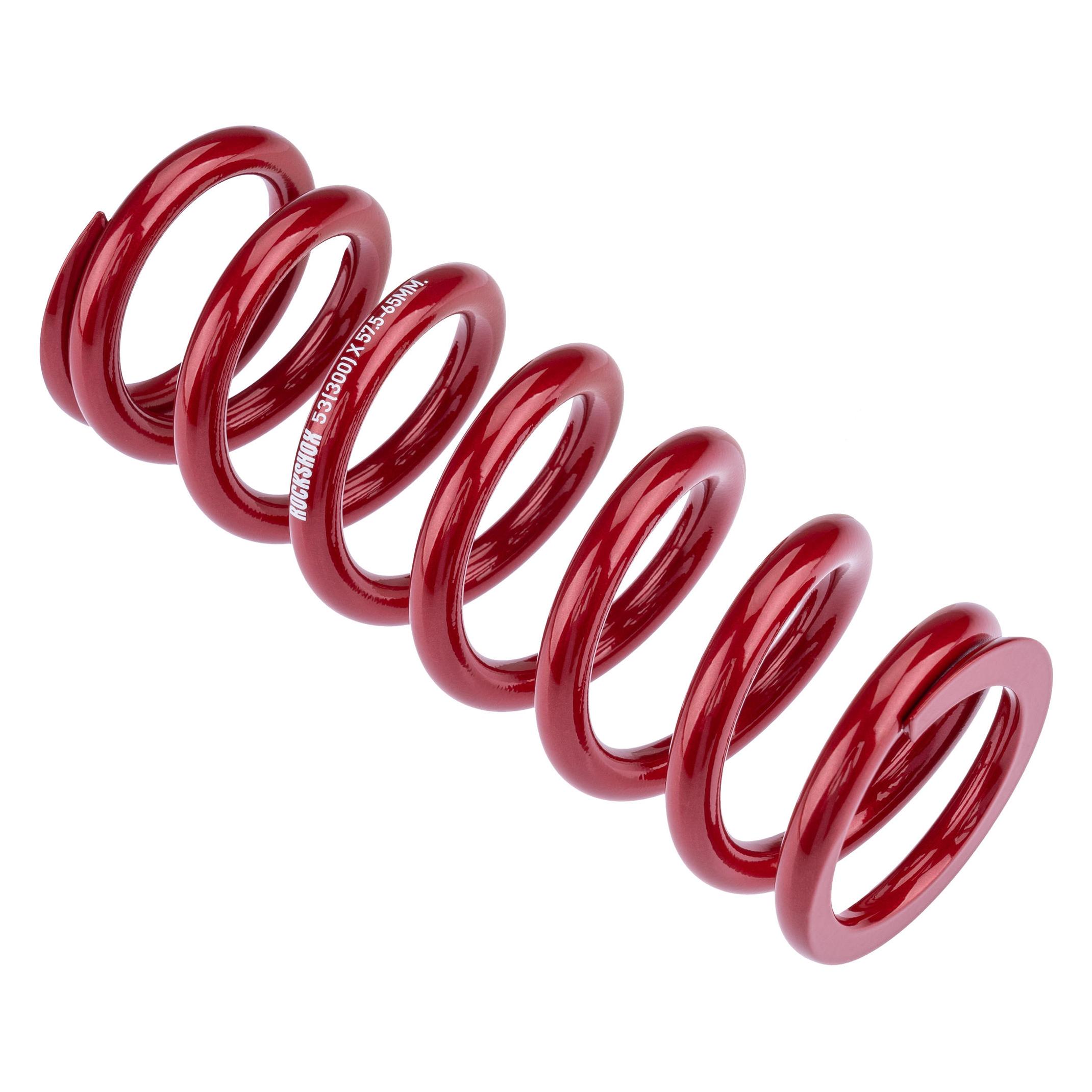 RockShox Coil Spring, Metric, Electric Red 151mm 300 LB (151 mm, 65 mm) (00.4118.200.115)