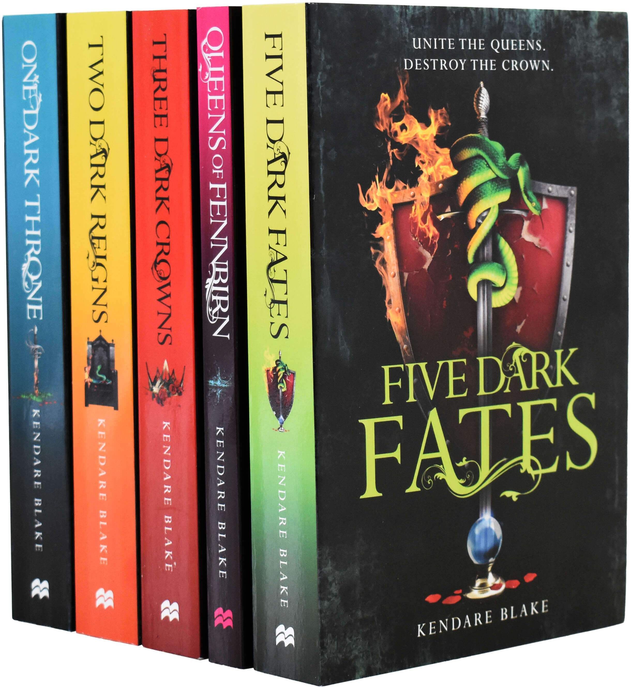 Three Dark Crowns Series Books 1 - 5 Collection Set by Kendare Blake – Age 12 years and up - Paperback Pan Macmillan