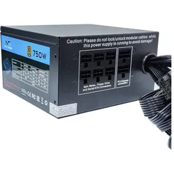 Nordic GAMING 750W PSU (750 W), PC Netzteil, Schwarz