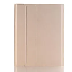 Lobwerk 2in1 Bluetooth Tastatur und Cover für Apple iPad Pro 9.7 2016 Case Schutz Hülle Gold