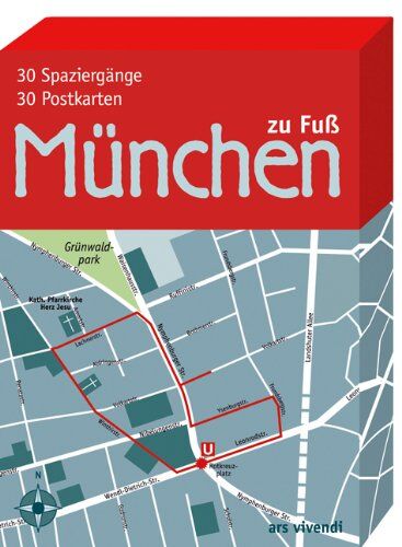 Susanne Bartel - München zu Fuß: 30 Spaziergänge - 30 Postkarten - Preis vom 11.10.2026 15:43:13 h