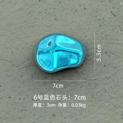 Uplifted Finds Abstract Simulated Stone Wall Pendant   Creative Mineral Background Decor   Professional Hotel & Executive Lounge Art blue 7.6