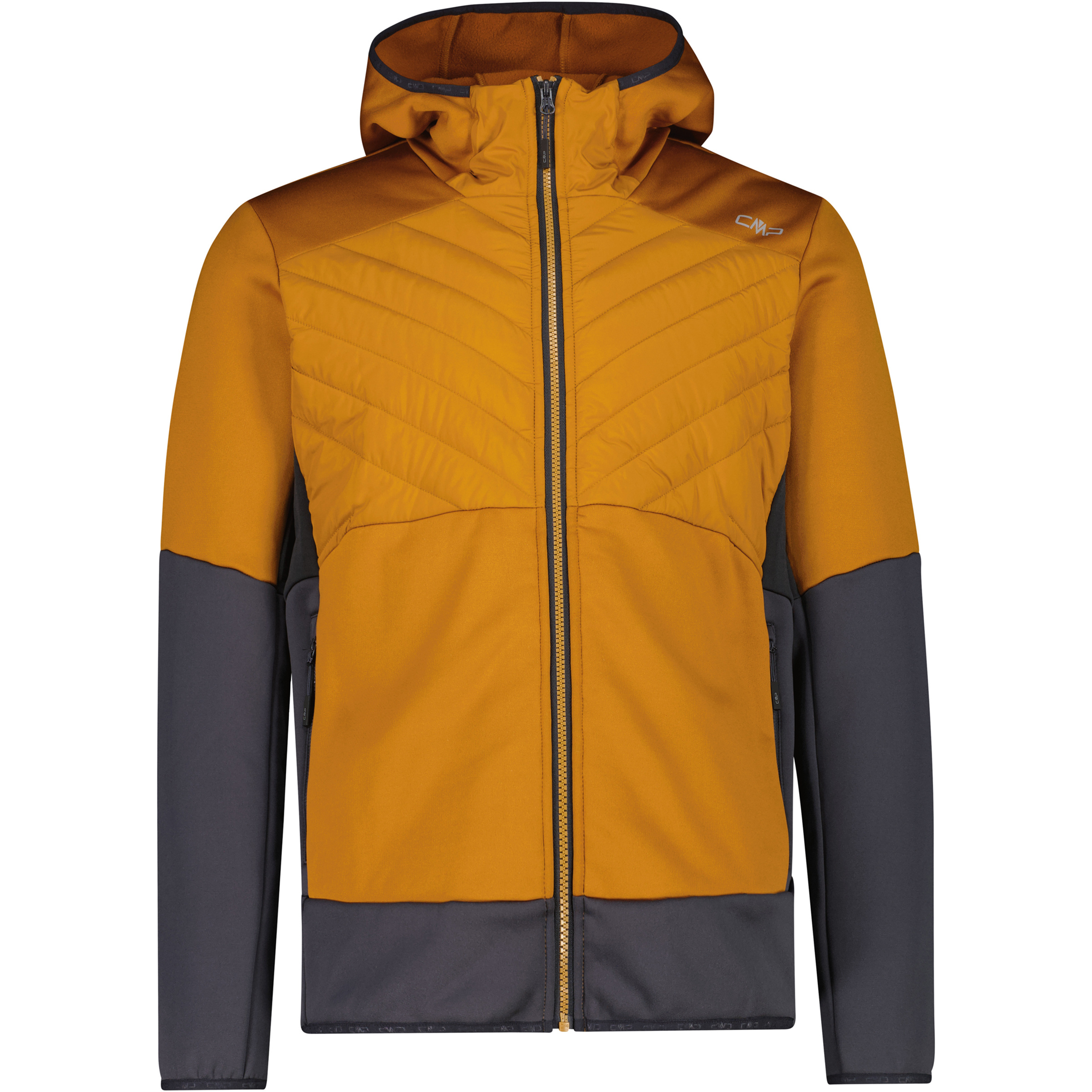 CMP Hybrid Herren Kunstfaserjacke braun Größe S Trekking