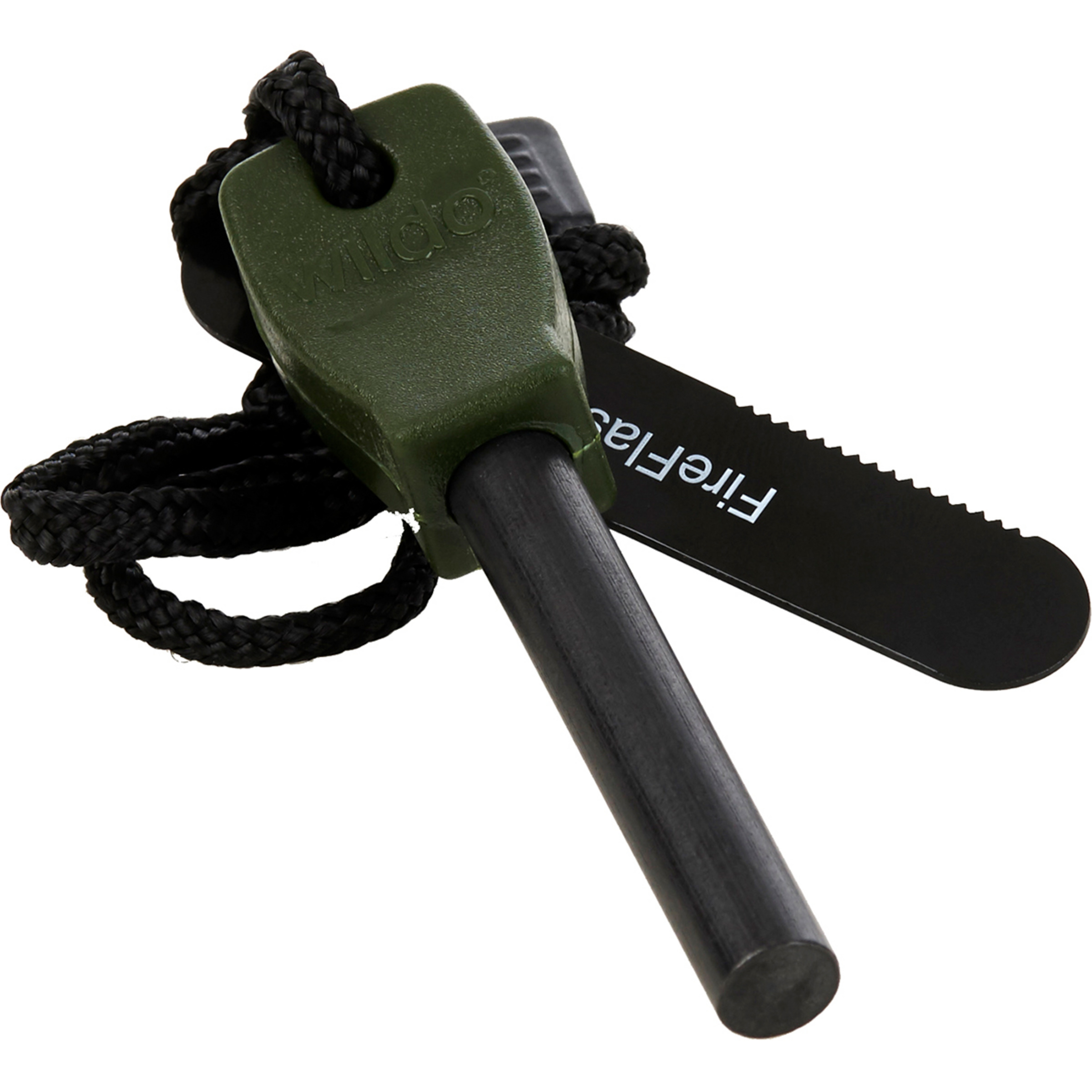 Wildo Pro Feuerstahl Feuerzeuge oliv Größe 15g Camping