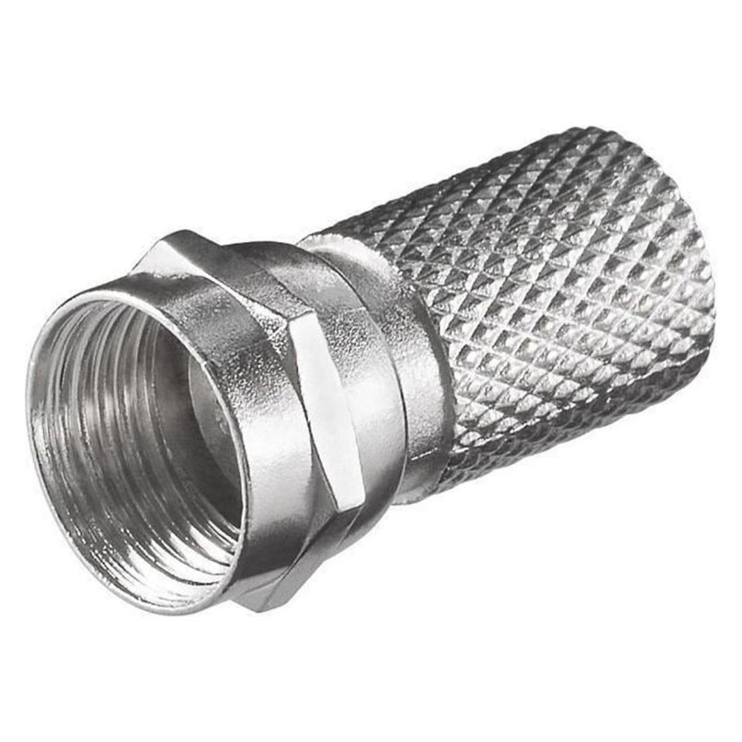 Transmedia Satelliten F-Stecker 7mm 10er-Pack (Stecker und Verbinder) (Sat-F-Stecker 7mm)