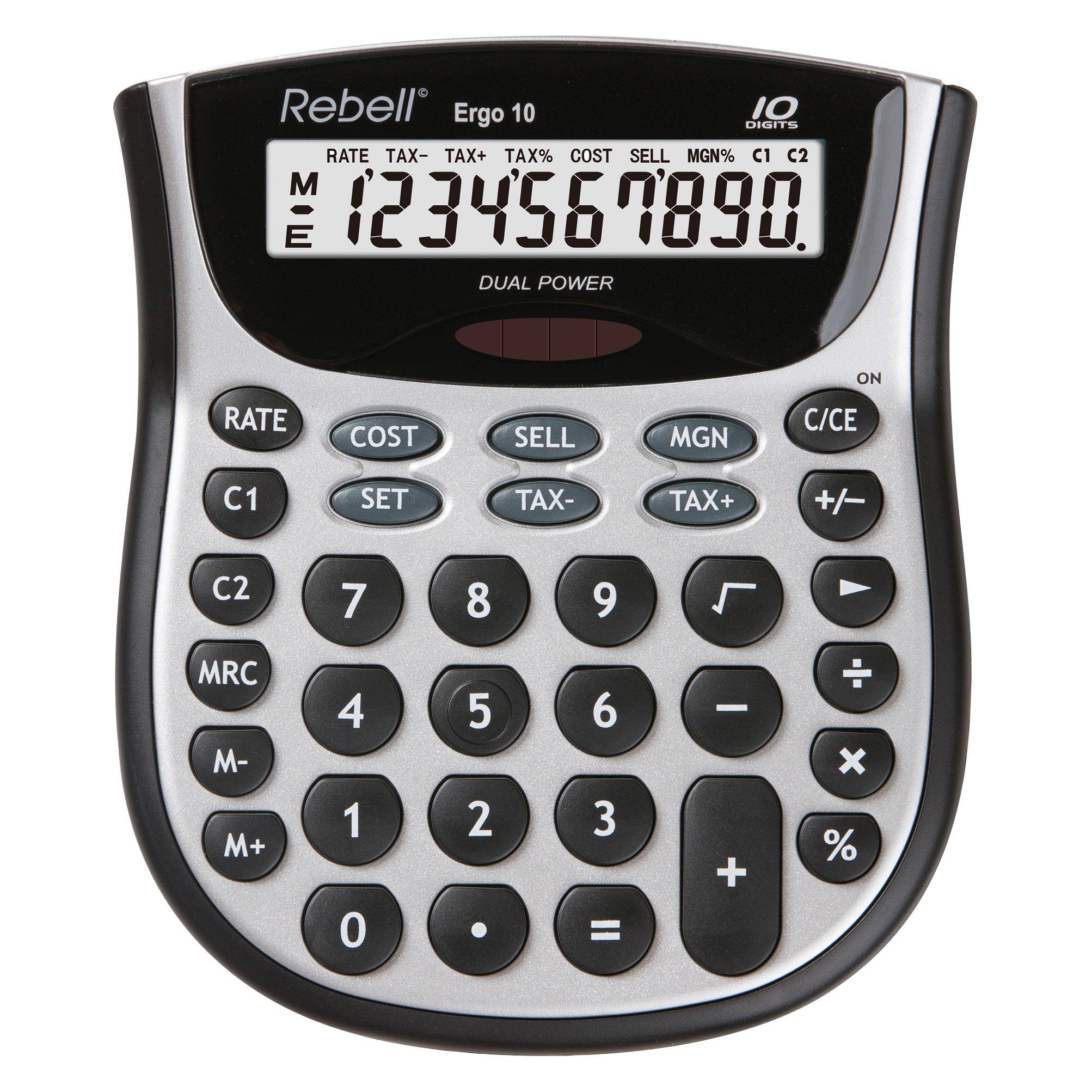 Rebell Tischrechner (Solarenergie) (RE-ERGO 10)