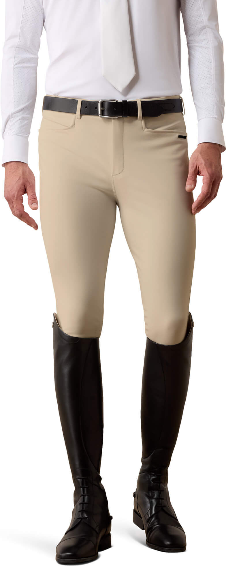 Men's Compel Knee Patch Breeches in Tan, Size: 30 Long by Ariat