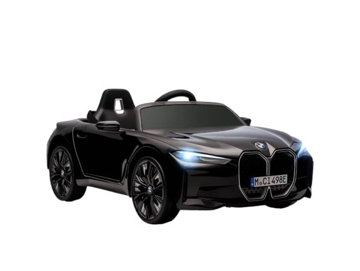 HOMCOM Kinder Elektroauto BMW i4 12V 2 Motor für 3-6 Jahre Kinder Schwarz