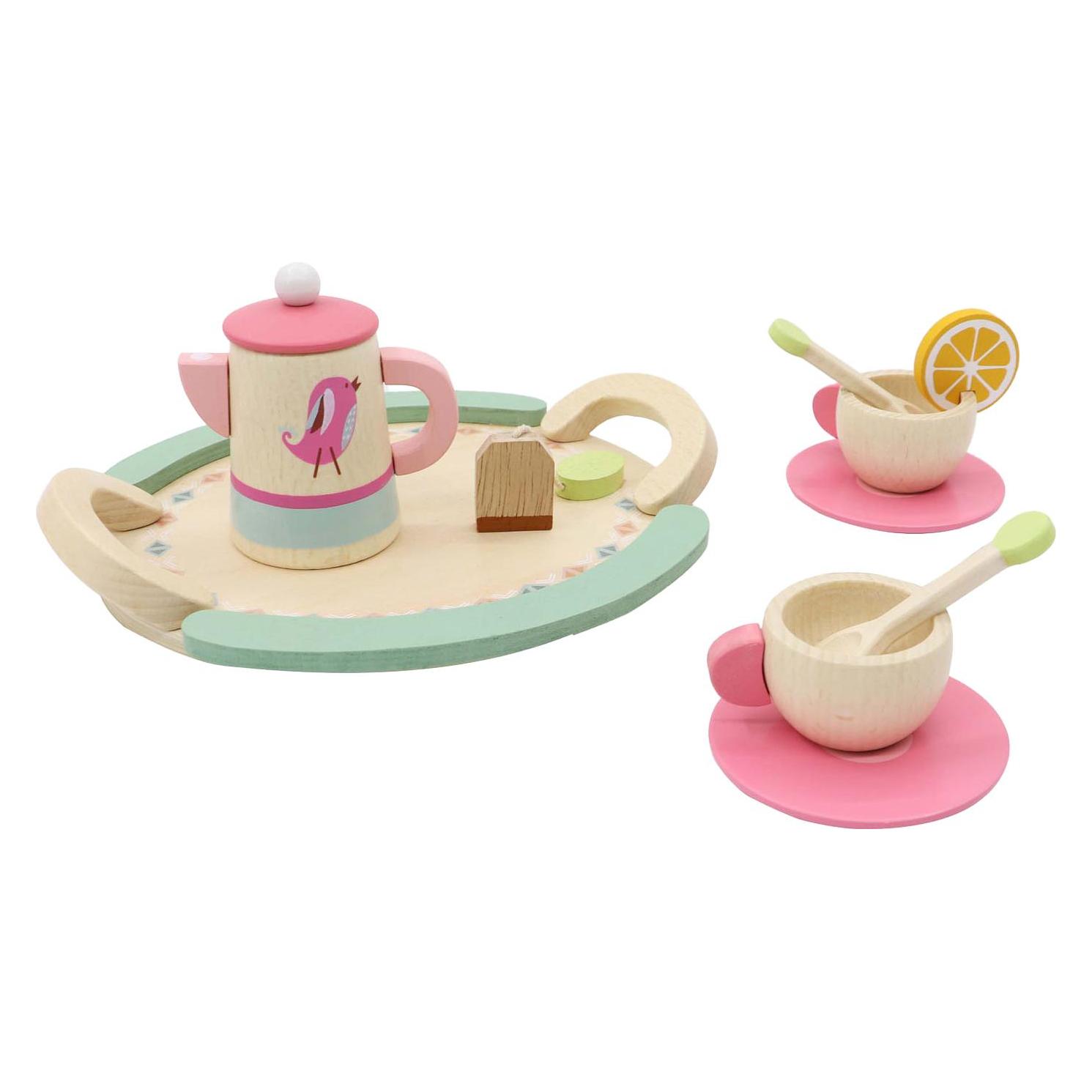 Lobbes Teeservice-Spielset aus Holz, 10-tlg. (66853665)