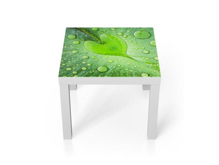 DEQORI Couchtisch 'Grüne Juwelen', Glas Beistelltisch Glastisch modern