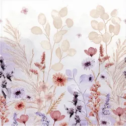 Papierservietten "Wiesenblumen", 33 x 33 cm, 20 Stück