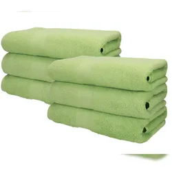 Betz 6 Stück Saunatücher Premium 70x200 cm apfelgrün