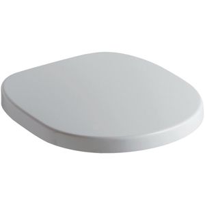 Ideal-Standard WC-Sitz Connect E712701, oval, aus Duroplast, mit Absenkautomatik & Edelstahlscharnier, abnehmbar, weiß