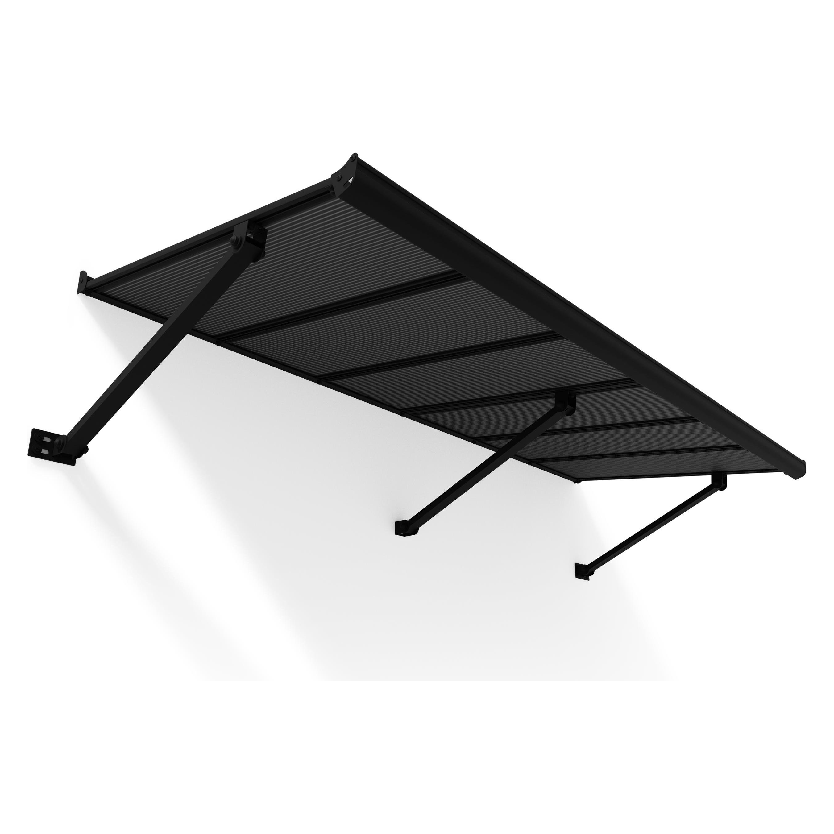 Palram Vordach Augustine 90,5x222cm Grau (69204759)