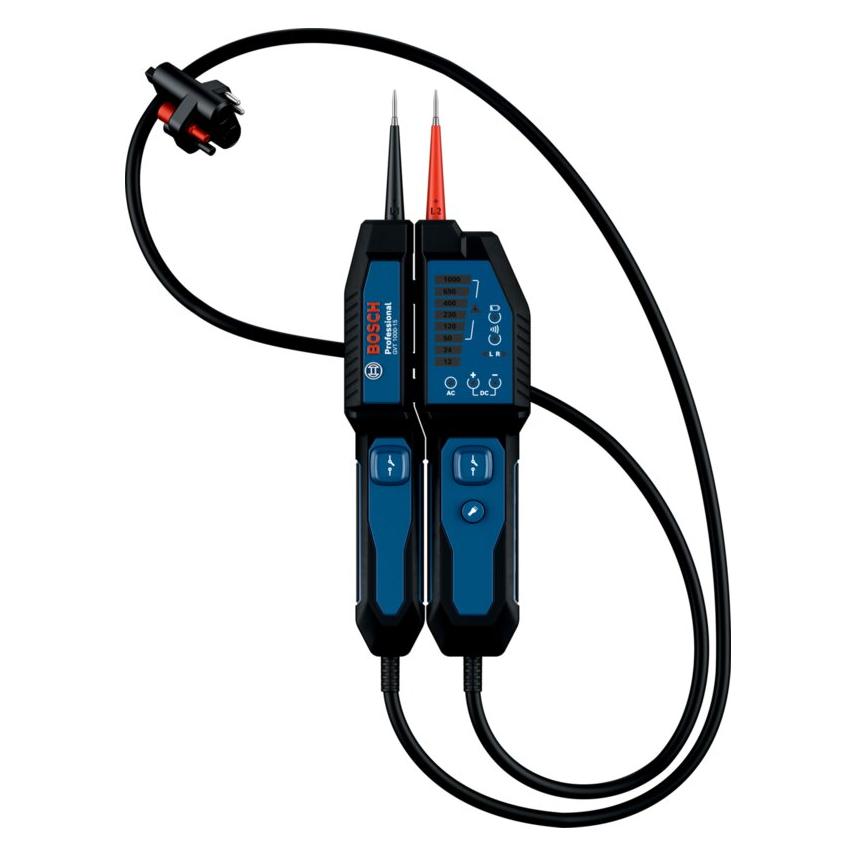 Bosch Professional Spannungsprüfer (CAT III 1000V, CAT IV 600V, Spannungsprüfer) (601077800)