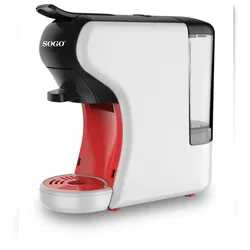 SOGO 3‐in‐1 Multi‐Kapsel Espressomaschine für Cremigen Espresso, Breite Kompatibilität und Einfache Bedienung im Alltag