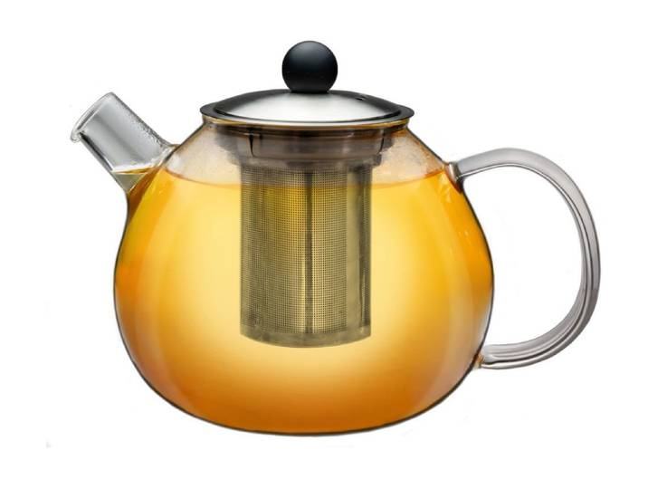 Teekanne CREANO, transparent, 1 l, Glas, Kannen, Teekanne